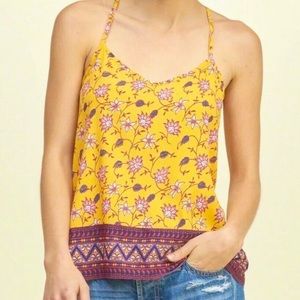 Hollister Yellow Tank, size XS